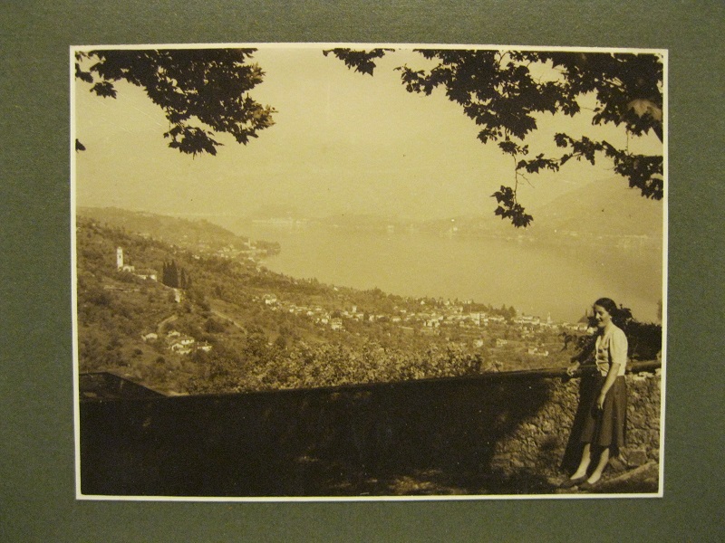 Lago di Como dalla Madonna del Soccorso. Fotografia originale